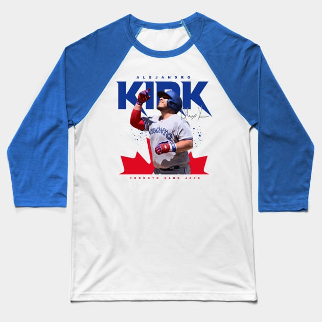 Alejandro Kirk Baseball T-Shirt by Juantamad